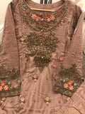 EID Linen Frock Design RME314 - Asian Suits Online